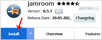 Jamroom install button