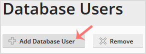 plesk add database user button