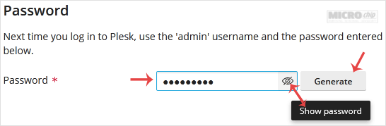 plesk setup set administrator password
