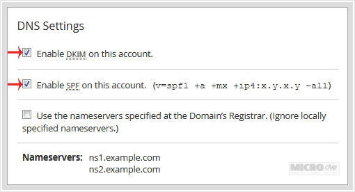 whm reseller create account dnssetting