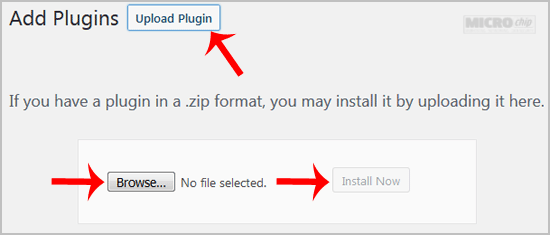 wp plugin manual browse install