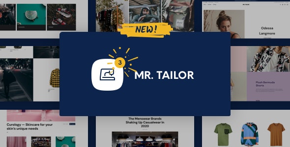 01 mr tailor theme preview. large preview